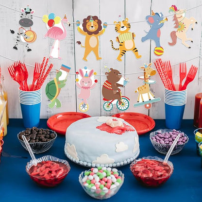 Hooqict Party Animal Banner Animal Birthday Party Decorations Happy Birthday - Image 9