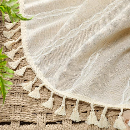 Boho Light Filtering Curtains 63 Inch 2 Panels - Image 4
