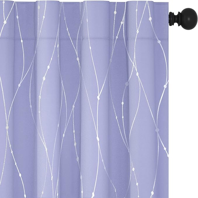 Deconovo Blackout Back Tab Curtains by Unknown