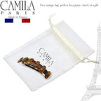 Camila Paris MP802 French Hair Barrette Clip for Girls for Thick Curly Wavy Long Hair, Strong Hold Grip Hair Clips for Women, Automatic, No Slip Durable Styling Girls Hair Accessories, Made in France
