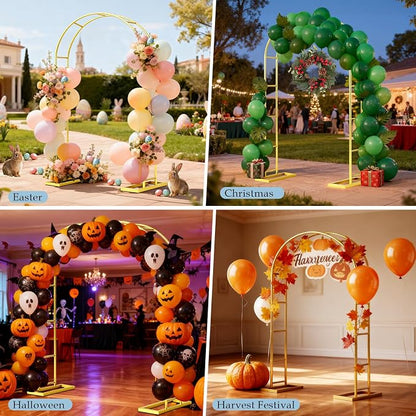 6.6FTx3.5FT Arch Backdrop Stand, Wide Arbors and Arches Trellis - Image 6