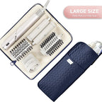 Hot Tools Organizer Heat Resistant Mat Case Hair Tools Holder Travel Bag Portable Hair Styling Tools Cover Pouch for Curling Iron,Flat Iron,Hair Straightener (Blue)
