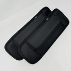 BADONKA Band Protective Sleeves for Booty Bands - Includes 3 Optional Fabric or Latex Resistance Loops - 3 Resistance Levels - Glute & Leg Workout Bands for Women & Men
