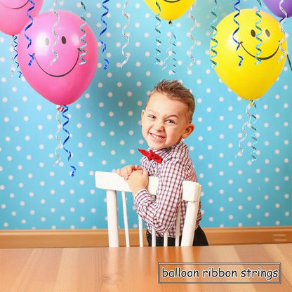 BEISHIDA Blue Blue Silver Curling Ribbons Balloon String Ribbons - Image 5