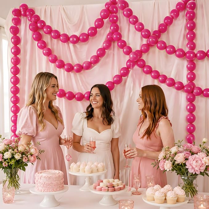 Hot Pink Linking Balloons - Image 3