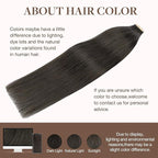 GOO GOO Tape in Hair Extensions Human Hair, 1C Mocha Brown, 22inch 30g 10pcs, Skin Weft Seamless Invisible, Silky Straight with Thick Ends, Remy Human Hair