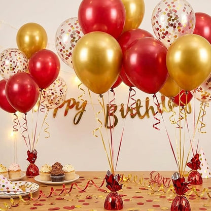 Metallic Plastic Wrapped Balloon Weights - Image 9