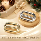 2 PCS Metal Hair Clips for Women, Vintage Gold French Barrette Clip, Stylish Durable & Elegant Metal Hair Clips, Silver Hair Barrettes for Thin Thick Hair, Retro Hair Accessories Christmas Gift