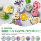 Shower Steamers Aromatherapy Spa Gifts for Women 8 Pack, Shower Bombs Birthday Gifts for Mom with Lavender Natural Essential Oils, Self Care Gifts for Women & Lover