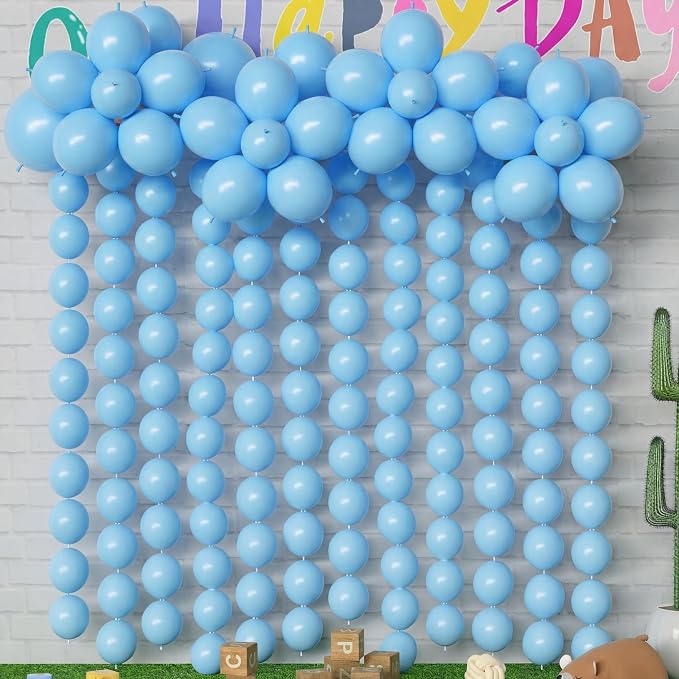 100 Pcs Link Balloon Quick Linking Latex Connected Balloons Linkable - Image 4