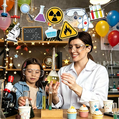 Science Decorations Banner Science Party Banner Chemistry Laboratory Theme - Image 5