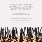 Magic Curling Round Brush (Wavy 1.3 Inch), Non-electronic, Self-Standing Round Quick Styling Brush, Great Blowout, Ceramic Coated/Ionic Thermal Barrel, Blowout Volume, Wave Styler