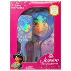 LUV HER Disney Princesses Spa Set for Girls Age 3+ - Includes Paddle Hair Brush and Hand Mirror featuring Jasmin - Imaginative Play and Self-Care - Develops Creativity and Fine Motor Skills