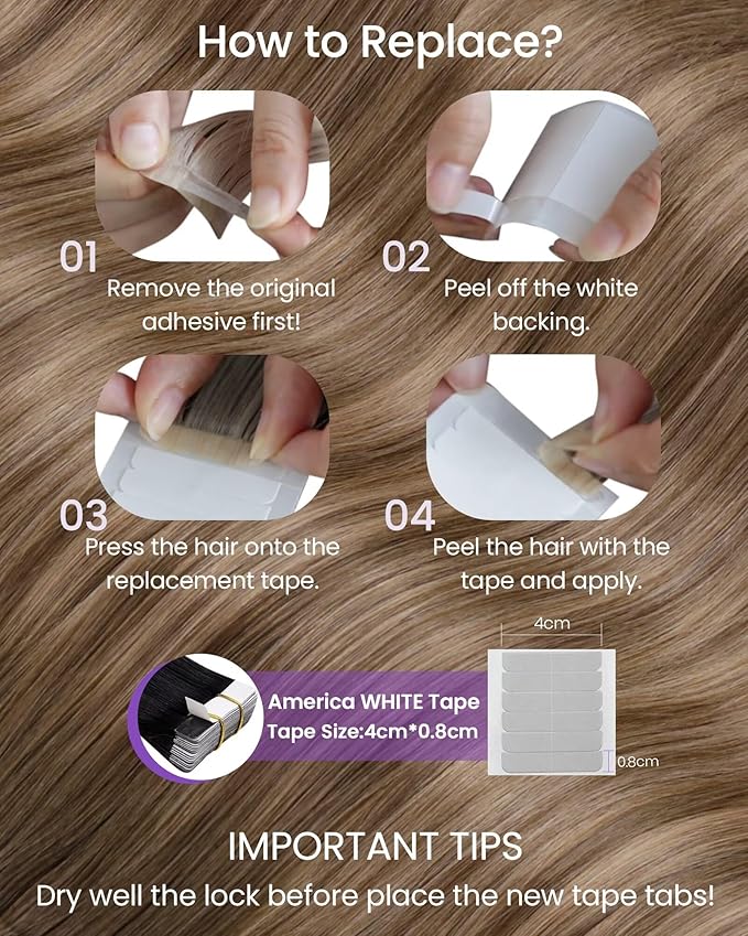 LaaVoo Hair Extensions Tape in Human Hair Brown Tape in Hair Extensions Balayage Light Brown to Ash Brown Human Hair 40pcs 100g 22 Inch