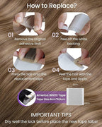 LaaVoo Tape in Hair Extensions Human Hair Balayage Light Brown to Ash Brown Hair Extensions Tape in Real Human Hair Tape on Hair Extension for Women 12 inch 30g 20pcs