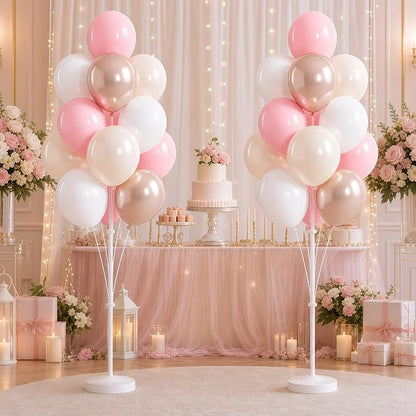 2 Set Pastel Gold Balloon Column Adjustable Kit - Image 6
