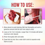 Punky Colour 3-in-1 Color Depositing Conditioner & Hair Cleanser - Redilicious, Semi Permanent Hair Color Conditioner, Cruelty-Free Hair-Dye, 8.5 fl oz.