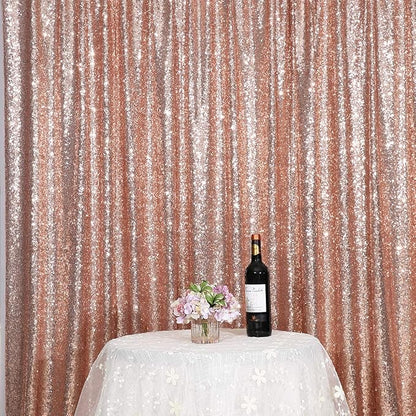 Poise3EHome 6FT x 8FT Sequin Photography Backdrop Curtain by Poise3EHome
