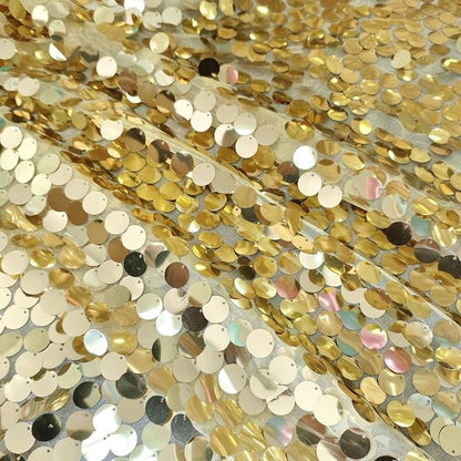 9FTx10FT Gold Sequin Backdrop Large, 1 Panel | Glitter Sparkle, Photography - Image 3