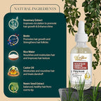 Pre Wash Hair Oil – USDA Certified Organic Scalp Oil Hair Growth Treatment with Rosemary & Biotin, Pre-Shampoo Serum for Thinning Hair & Hair Loss – 2 Fl Oz