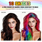 Temporary Hair Spray Color for Kids Women - One-Time Use Green Hair Spray, Vegan and Cruelty-Free Semi-Permanent Hair Color Dye (120ML, Purple)