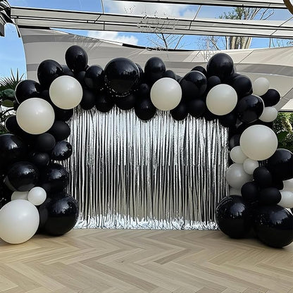 18 Pcs Foil Balloons Shiny Round Balloons Set Large Balloon Garland Arch - Image 3