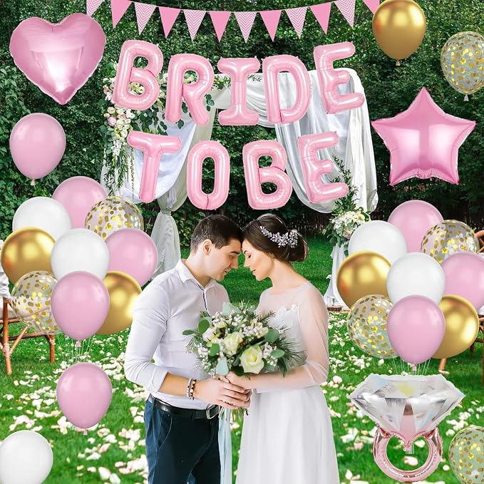 Pink and Gold Bachelorette Party Decorations - Image 6