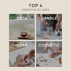 VINEVIDA Peppermint Essential Oil - 16 oz - Undiluted - DIY Candle Scents - Bulk for Soap Making & Skin Safe