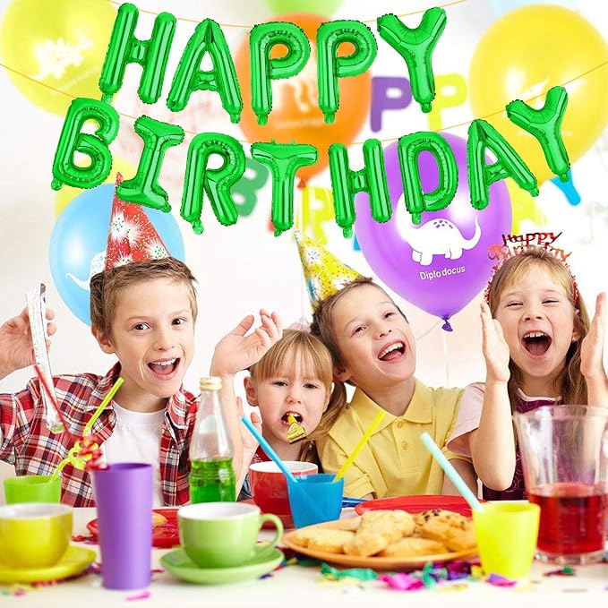 LIOZEOKUN Happy Birthday Balloon Letters 16 inch Mylar Foil Birthday Balloons - Image 4