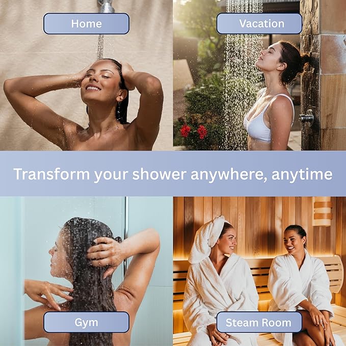 Shower Steamers 5 Pack Variety - Aromatherapy Shower Bombs for Stress Relief - Spa Self Care Gift Set, Holiday Stocking Stuffers for Women & Men - Lavender, Eucalyptus & Mint, Citrus