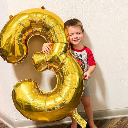 21 Balloon - Gold Birthday Number Balloons, 40 Inch Decorations Men Women | - Image 8
