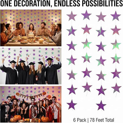 78 Feet Star Garland Decorations - Image 4
