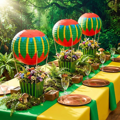 Leinuosen 6 Set Wizard Party Decoration Hot Air Balloon Table Centerpieces Decor by Leinuosen