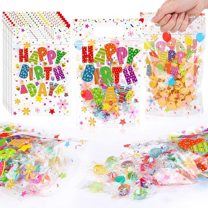 Fuutreo 12 Pcs Happy Birthday Bags Birthday Gift Pouches by Fuutreo