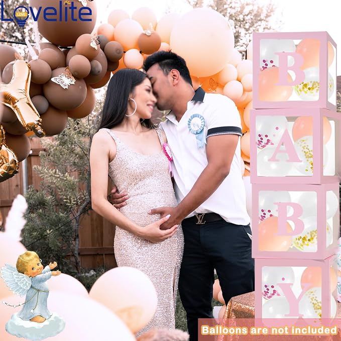 Lovelite Pink Baby Boxes with Letters - Image 4