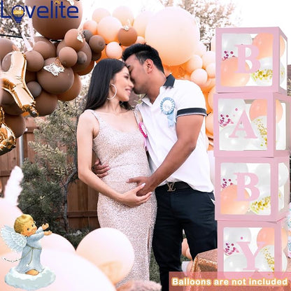 Lovelite Pink Baby Boxes with Letters - Image 4