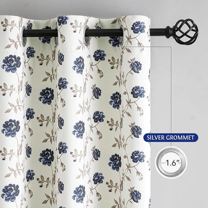 Beauoop Floral 100% Blackout Curtains - Image 9