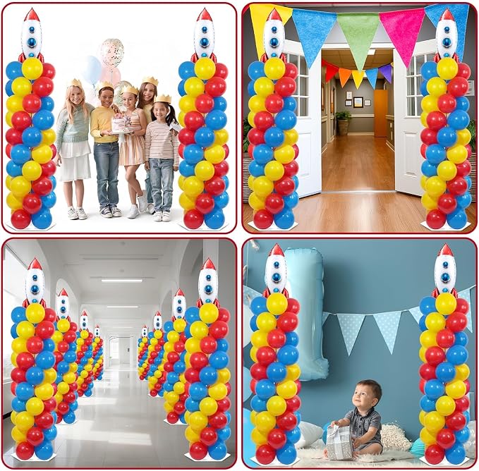 2 Sets Toy Inspired Story Balloons Column Stand Kit - Image 7