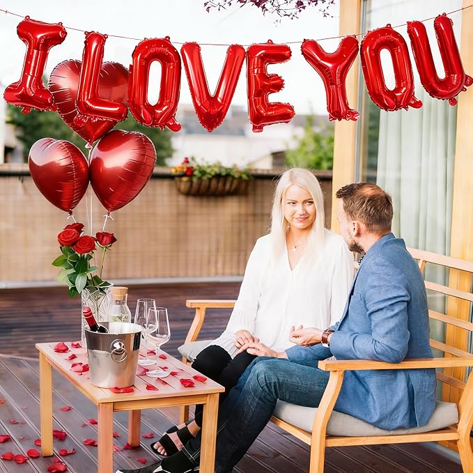 I Love You Balloons and Heart Balloons - Image 7
