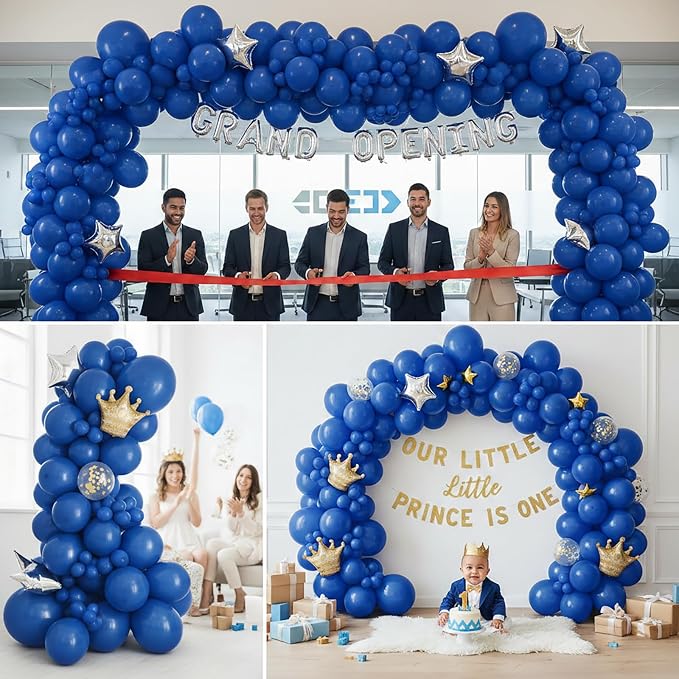 114pcs Royal Blue Balloons Different Sizes, 18 12 10 5 inch Balloons | Balloons - Image 6