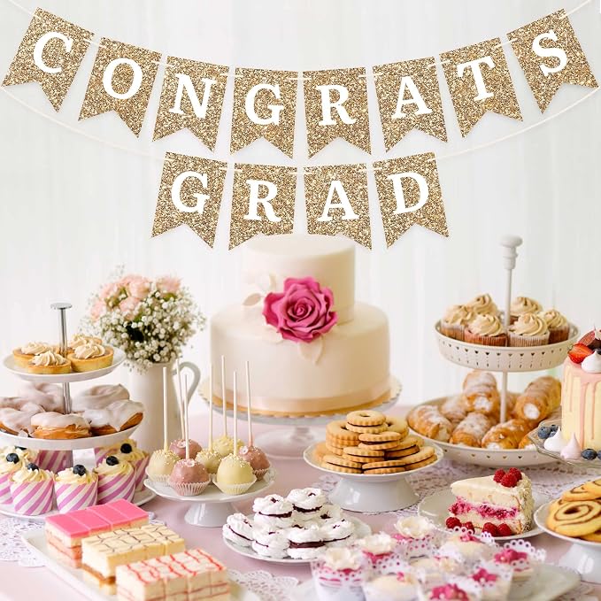 Pre-Strung Congrats Grad Banner - Image 8