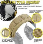 PROHEAR HC01 Headset Cover Tactical Advanced Earmuffs Modular Cover Fit for 3M WorkTunes Peltor Howard Leight Impact Walkers Razor - Desert