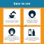 Chebe Powder for Natural & 4C Hair (3.5oz / 100g) – Authentic African Hair Growth Treatment from Chad – Moisturizing & Strengthening Hair Mask – Helps Reduce Breakage & Retain Length