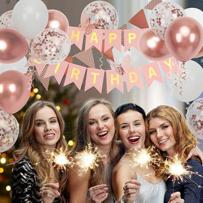 Rose Gold Birthday Decoration - Image 4