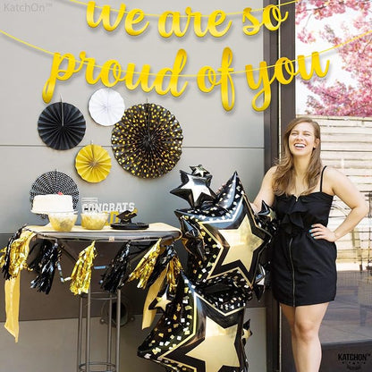 Katchon We are So Proud of You Banner 10 Feet, Gradauation Decorations 2026 | - Image 9