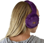 C.C Soft Winter Warm Adjustable Headband Ear Warmer Earmuffs
