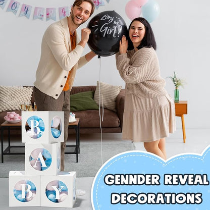 Baby Boxes with Letters for Baby Shower, Baby Shower Decorations Blocks and - Image 7
