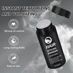DAMUSI Hair Styling Powder for Men & Women - Volumizing and Texturizing Powder Matte Finish Natural Look Mattifying Hair Texture powder All-Day Hold 0.52 Oz