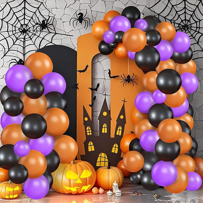 Black Orange Purple Latex Halloween Balloons 45ct 12in | Latex, classic - Image 6