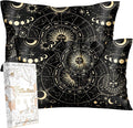 2 Pack Mulberry Silk Pillowcase for Hair and Skin - Standard Size 20 x 26 Inches with Hidden Zipper Sun Moon 19 Momme Soft Sleeping Silk Pillow Case for Women, Moms